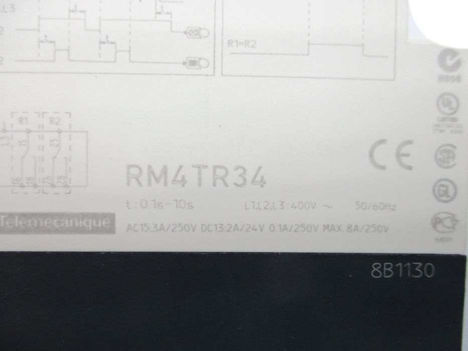 SCHNEIDER ELECTRIC RM4TR34 0.1S-10S 250V NSNP