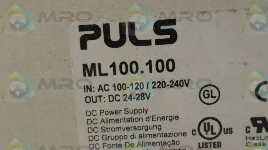 PULS ML100.100 POWER SUPPLY *NEW IN BOX*