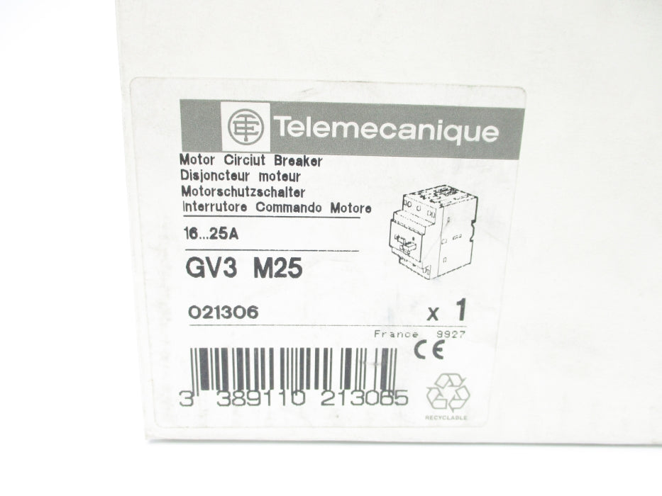 TELEMECANIQUE GV3M25 16-25A NSMP