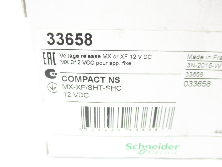 SCHNEIDER ELECTRIC MX-XF/SHT-SHC 33658 NSMP