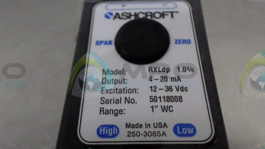 ASHCROFT RXLdp PRESSURE TRANSMITTER *NEW NO BOX*