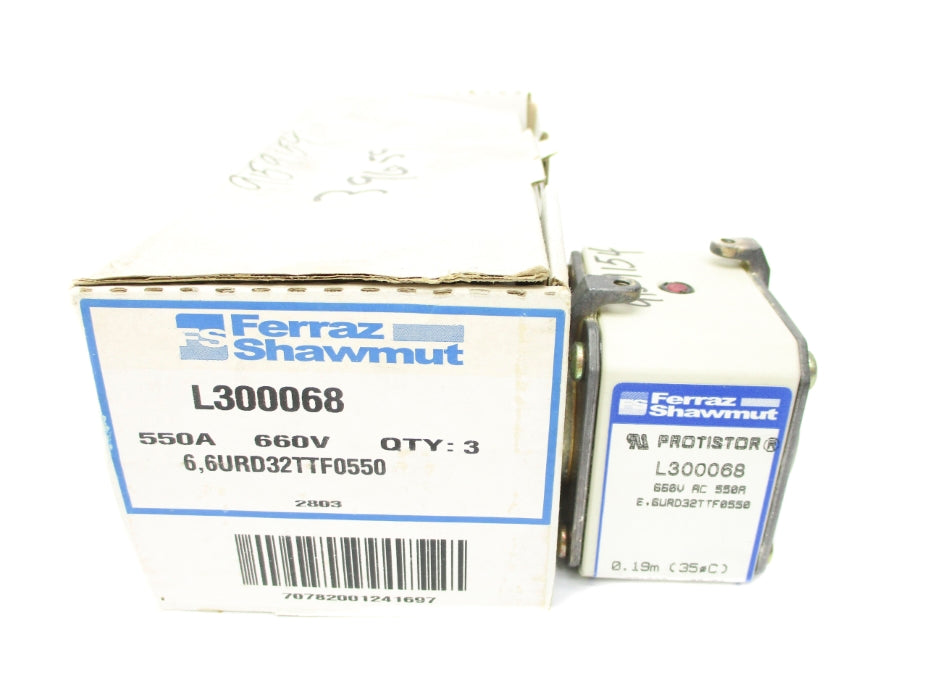 FERRAZ SHAWMUT L300068 550A 650V (PKG OF 3) NSMP