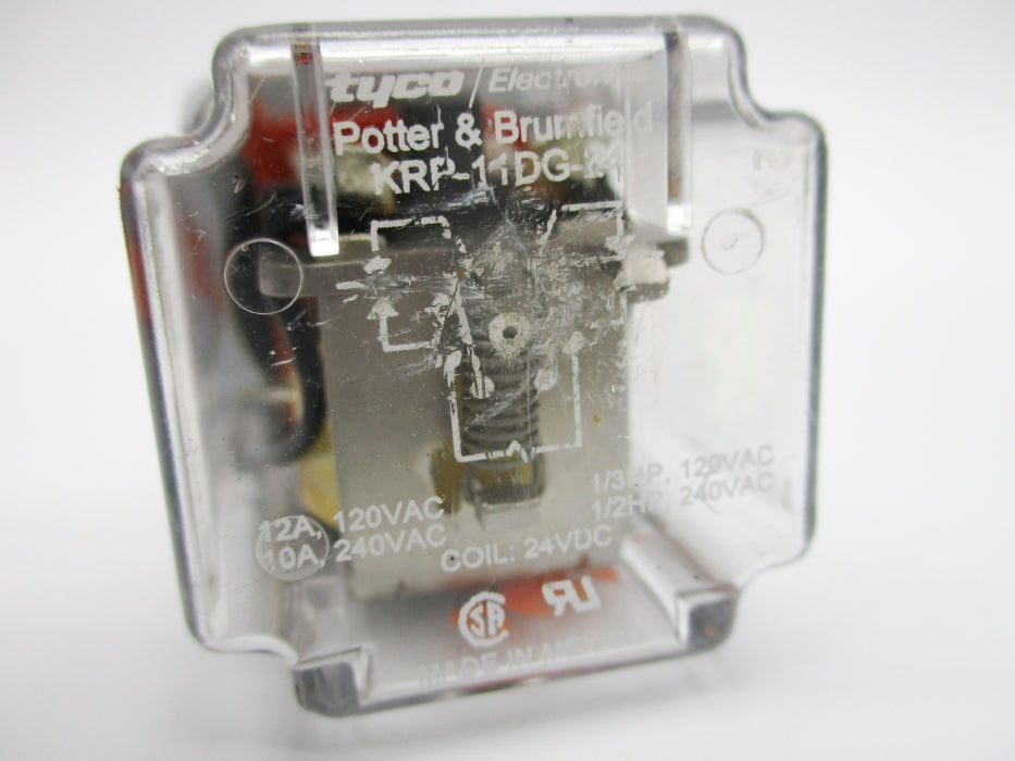 POTTER & BRUMFIELD KRP-11DG-24 24VDC 12A UNMP
