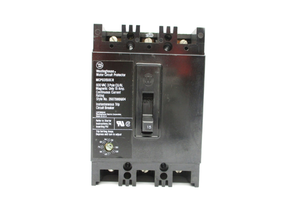 WESTINGHOUSE MCP03150CR 15A 600VAC NSNP