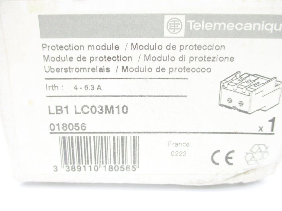 TELEMECANIQUE LB1LC03M10 660VAC 4-6.3A  NSMP