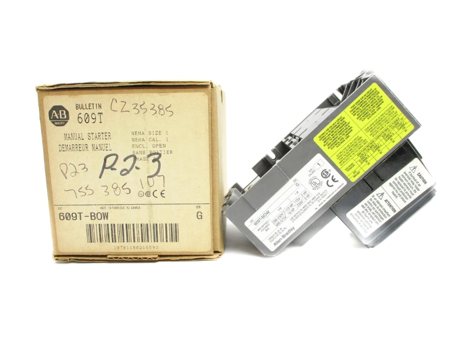 ALLEN BRADLEY 609T-BOW SER. G (BR/WH) NSMP