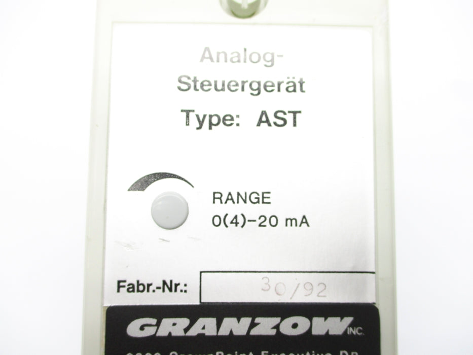 GRANZOW AST NSNP