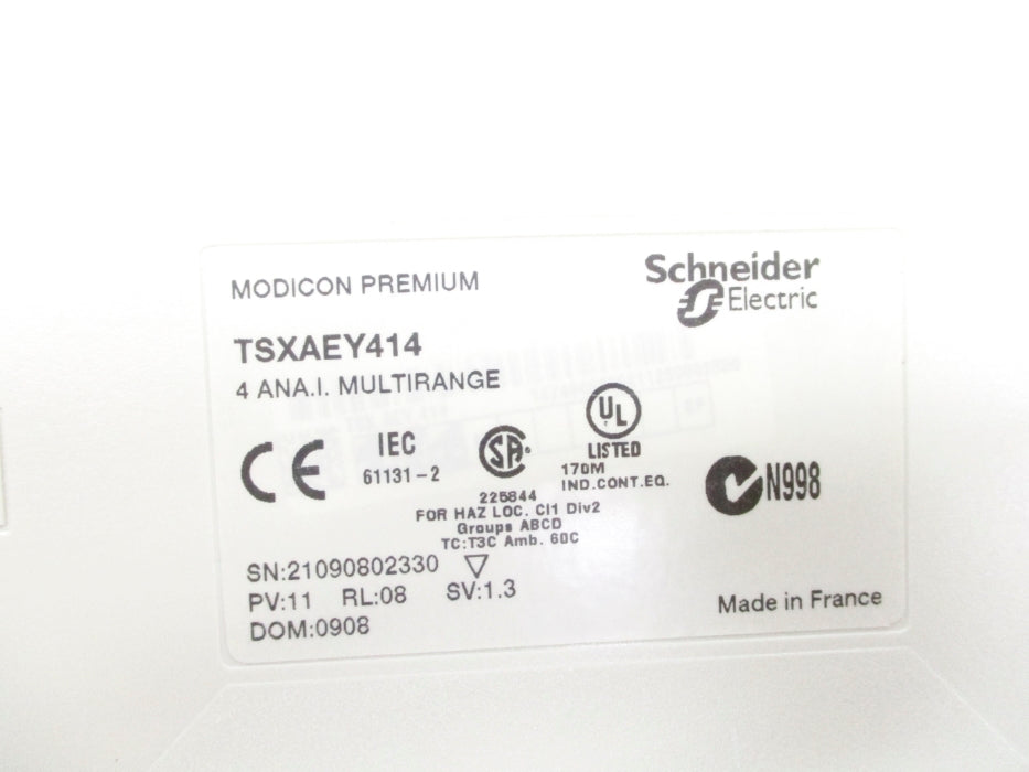 SCHNEIDER ELECTRIC TSXAEY414 NSNP