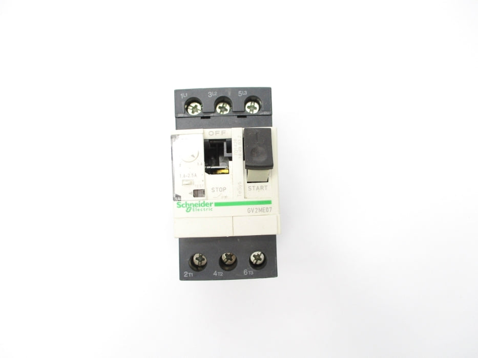 SCHNEIDER ELECTRIC GV2ME07 600VAC 1.6-2.5A (AS PICTURED1) NSNP