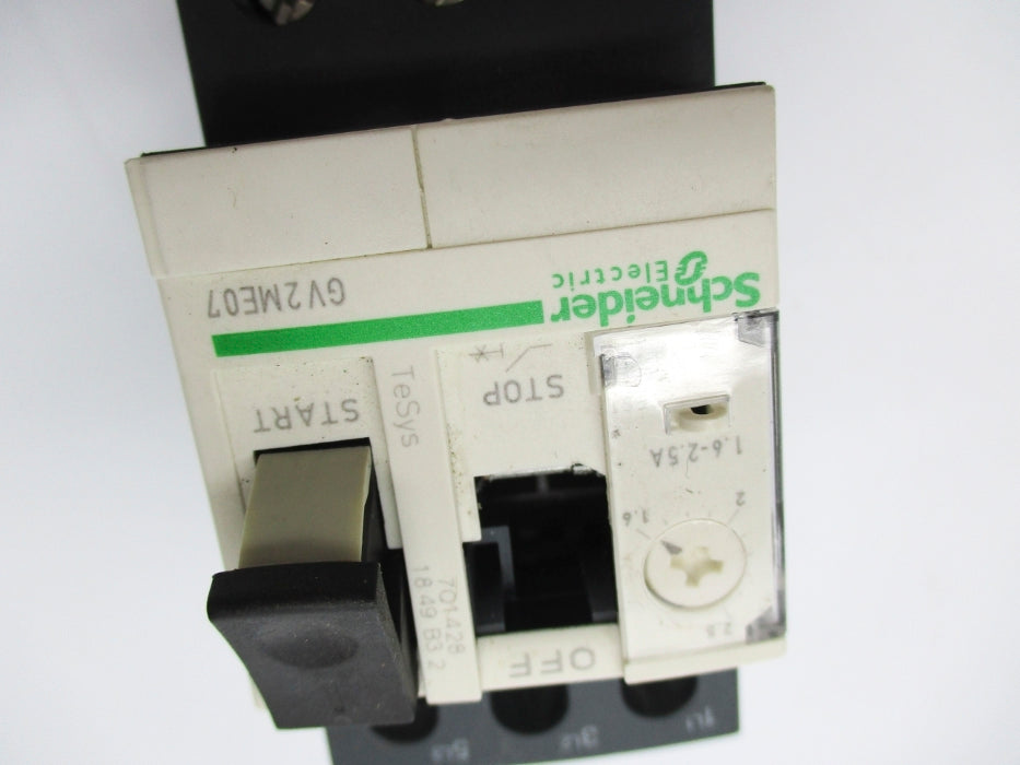 SCHNEIDER ELECTRIC GV2ME07 600VAC 1.6-2.5A (AS PICTURED1) NSNP