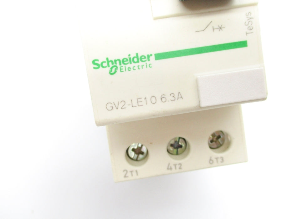 SCHNEIDER ELECTRIC GV2-LE10 6.3A (AS PICTURED) NSNP