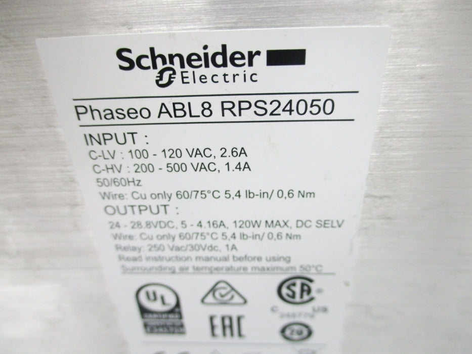 SCHNEIDER ELECTRIC ABL8RPS24050 UNMP