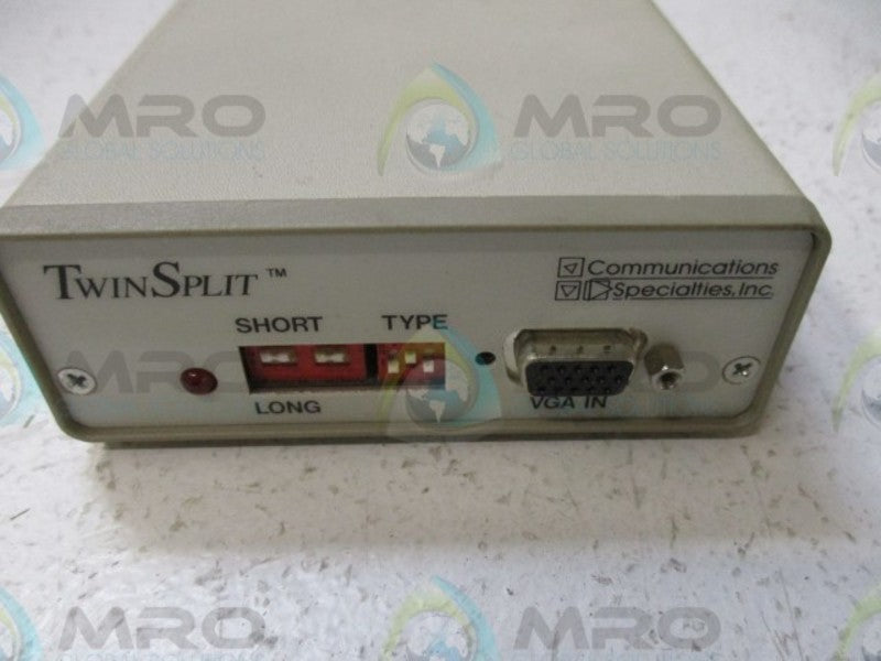 COMMUNICATIONS SPECIALISTS TWINSPLIT DISTRIBUTION AMPLIFIER *USED*