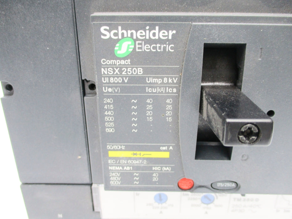 SCHNEIDER ELECTRIC NSX250B 800V 250A NSNP