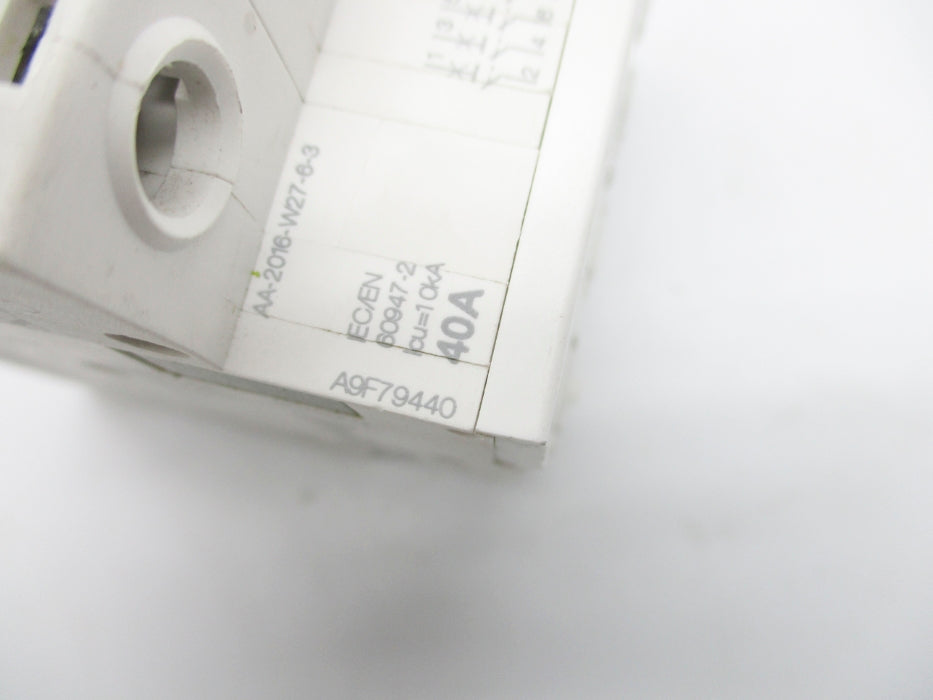 SCHNEIDER ELECTRIC A9F79440 40A 400V (AS PICTURED) NSNP