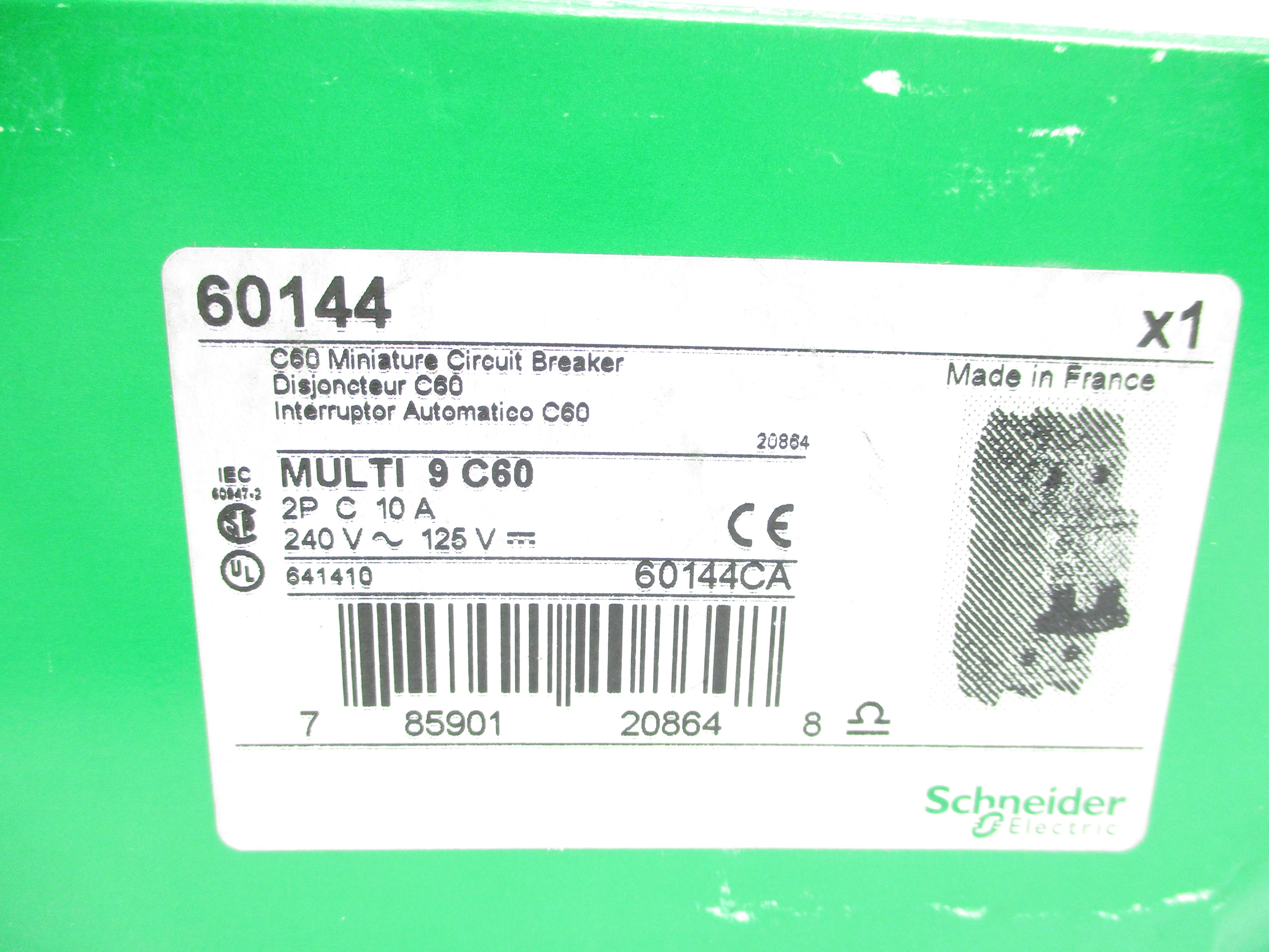 SCHNEIDER ELECTRIC 60144 10A 240V NSMP