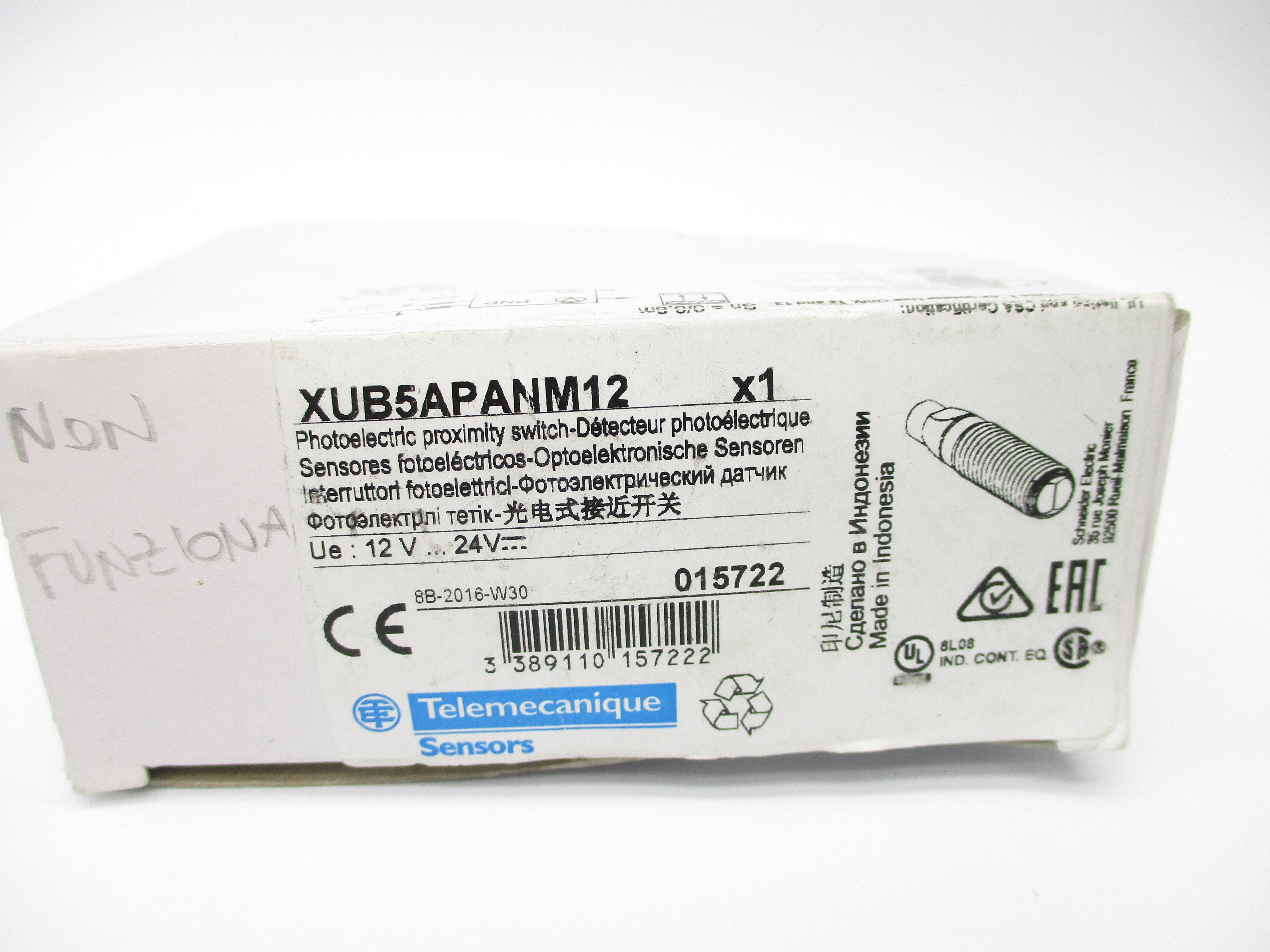 TELEMECANIQUE XUB5APANM12 12-24V NSMP