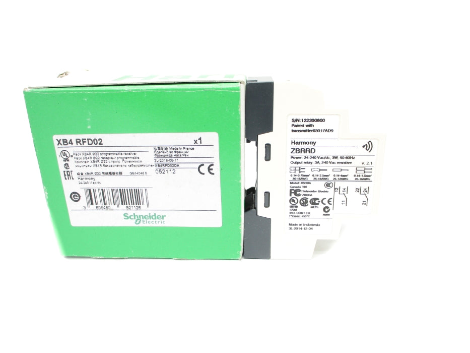 SCHNEIDER ELECTRIC XB4RFD02 NSMP