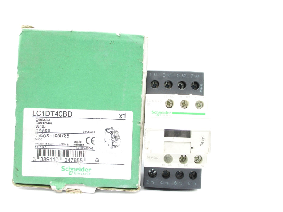 SCHNEIDER ELECTRIC LC1DT40BD 24VDC NSMP
