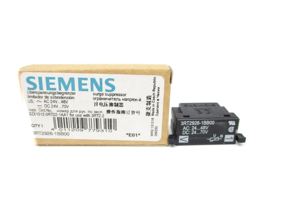 SIEMENS 3RT2926-1BB00 24-48VAC NSMP