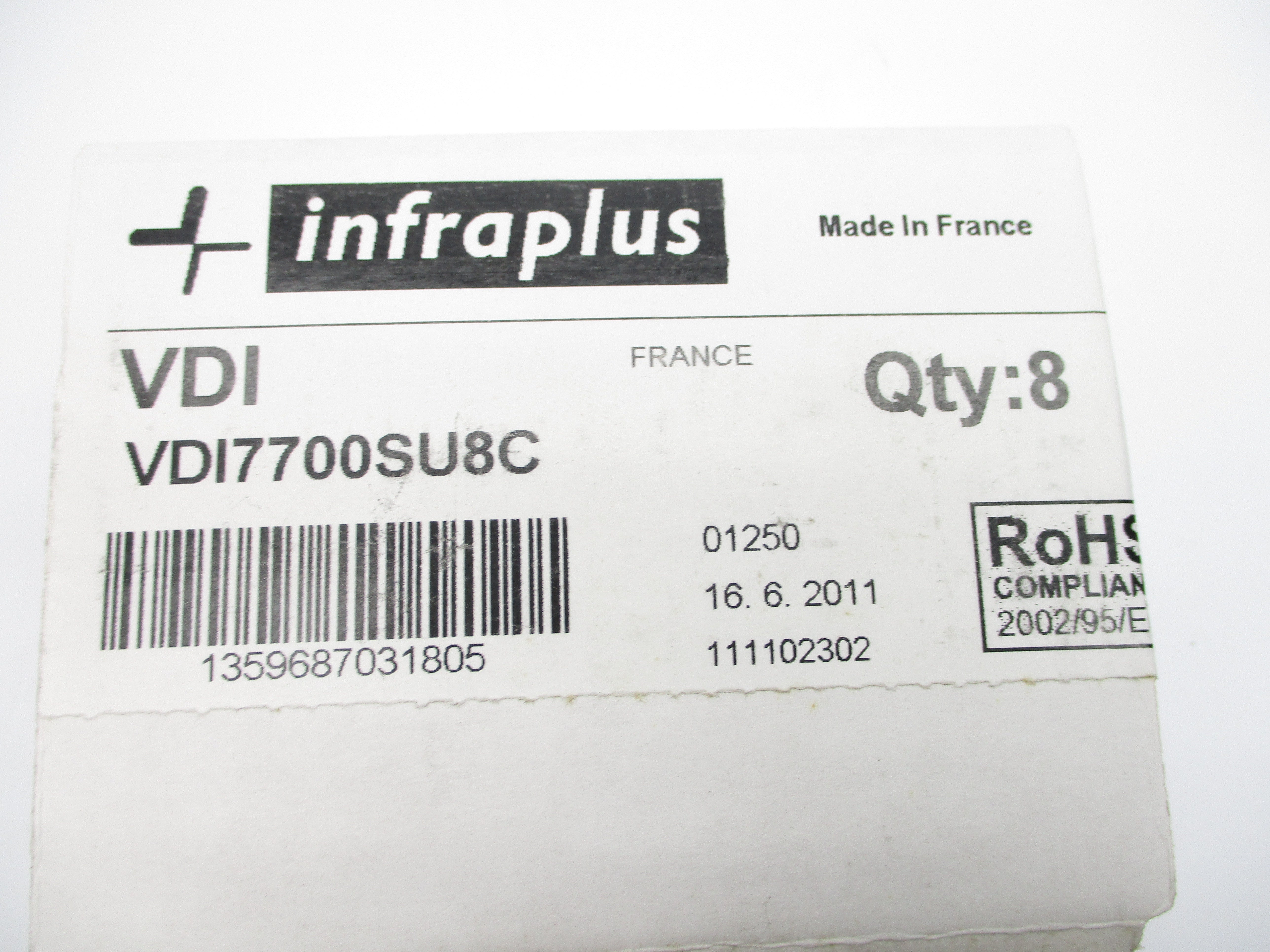 INFRAPLUS VDI7700SU8C (PKG OF 8) NSMP