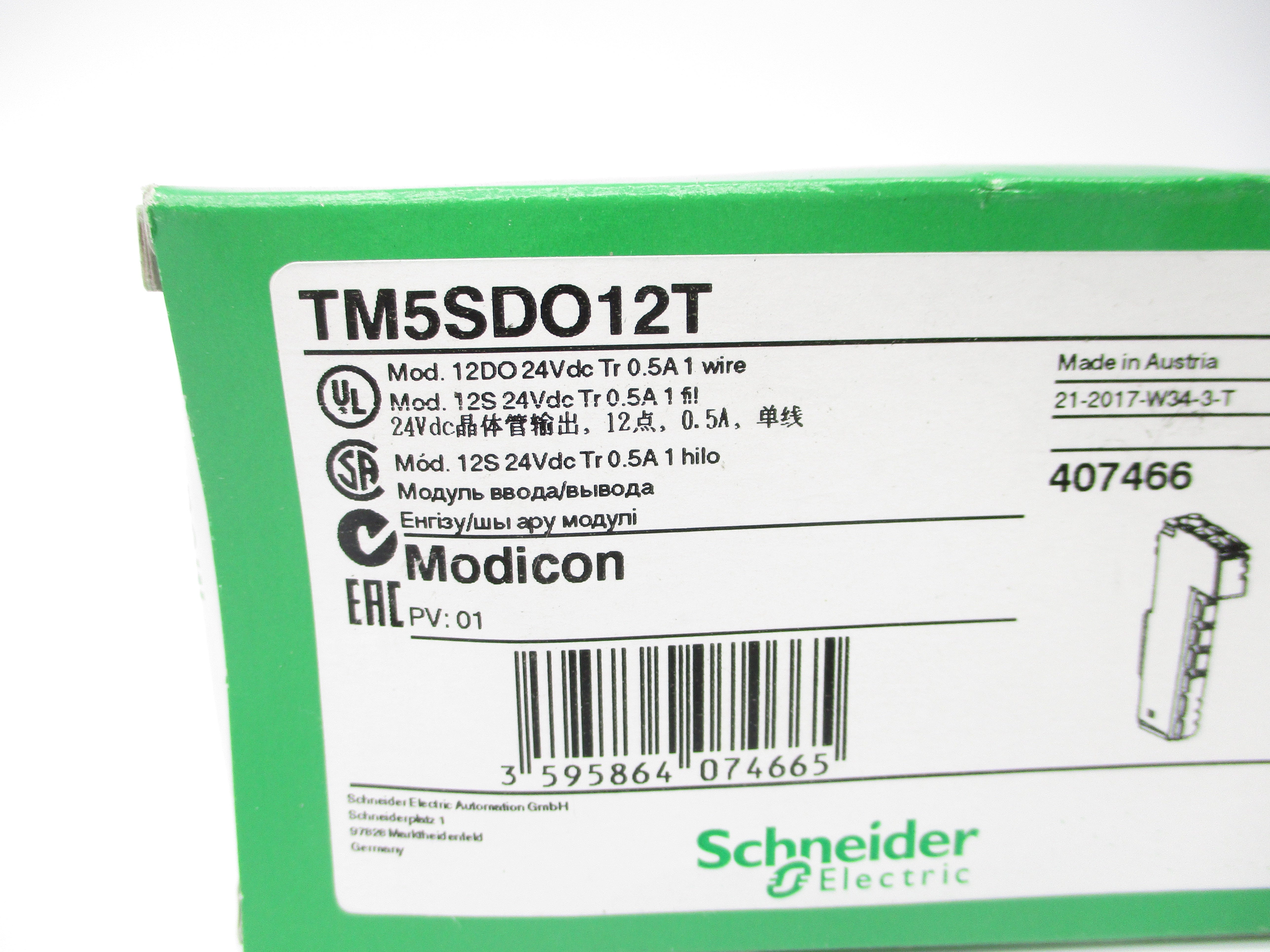 SCHNEIDER ELECTRIC TM5SDO12T NSMP