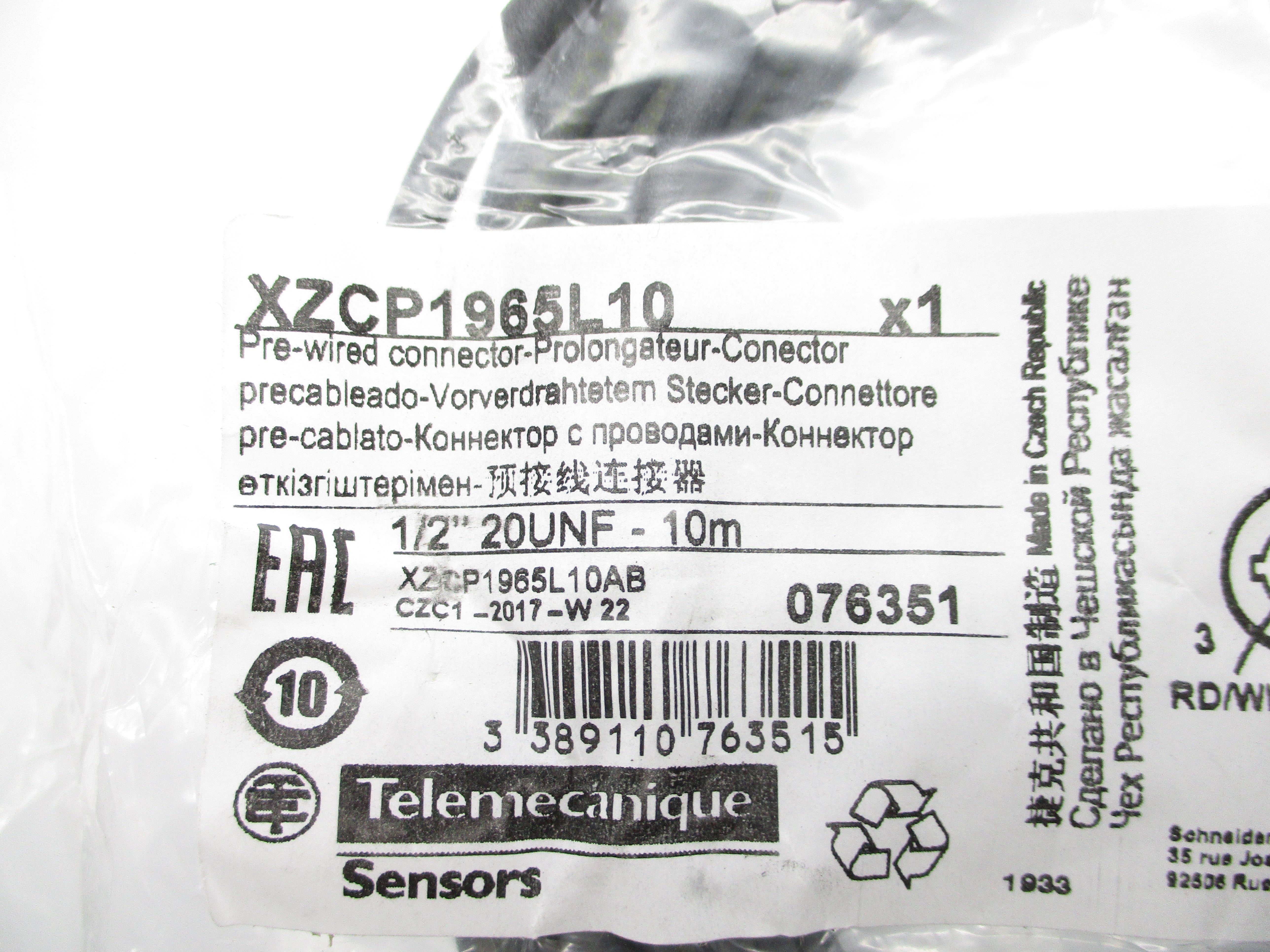 TELEMECANIQUE XZCP1965L10 076351 NSMP