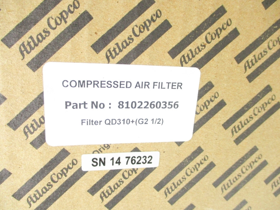 ATLAS COPCO QD310+(G2 1/2) 8102260356 NSMP