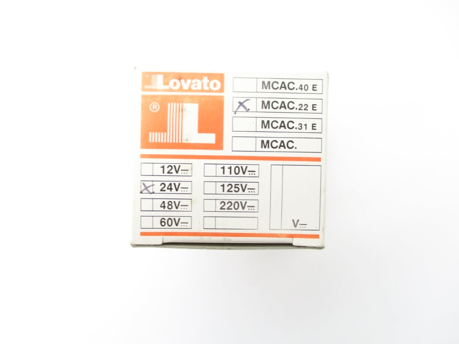 LOVATO MCAC.22E 24V NSMP