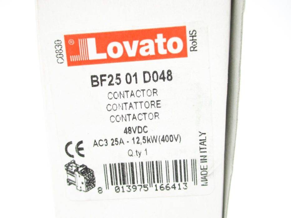 LOVATO BF2501D048 48VDC 25A NSMP