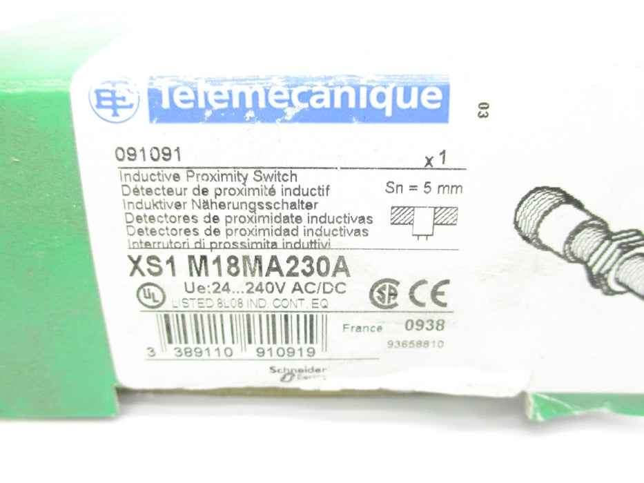 TELEMECANIQUE XS1M18MA230A NSMP