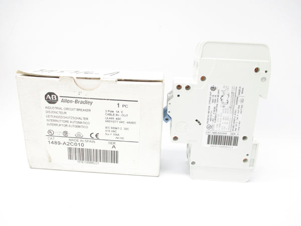 ALLEN BRADLEY 1489-A2C010 SER. A 1A 277VAC NSMP