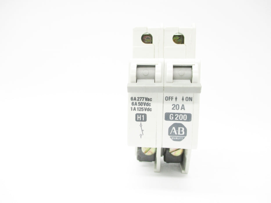 ALLEN BRADLEY 1492-CB1G200/H1 SER. A 20A 277VAC NSMP