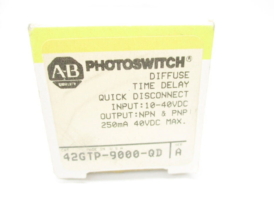 ALLEN BRADLEY 42GTP-9000-QD SER. A (BK/YL) NSMP