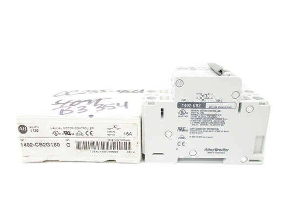 ALLEN BRADLEY 1492-CB2G160 SER. C 16A 277VAC NSMP