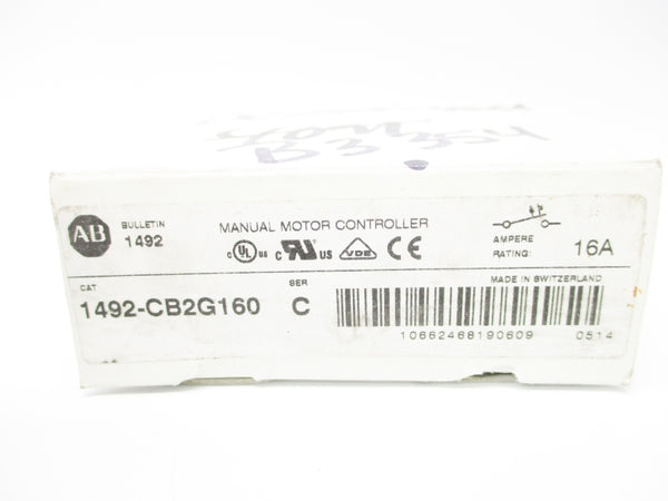 ALLEN BRADLEY 1492-CB2G160 SER. C 16A 277VAC NSMP