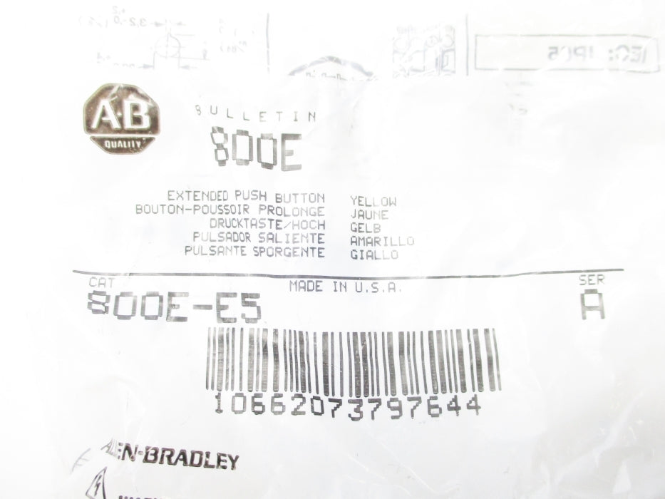 INDUSTRIAL SPARE PART 800E-E5 SER. A NSMP