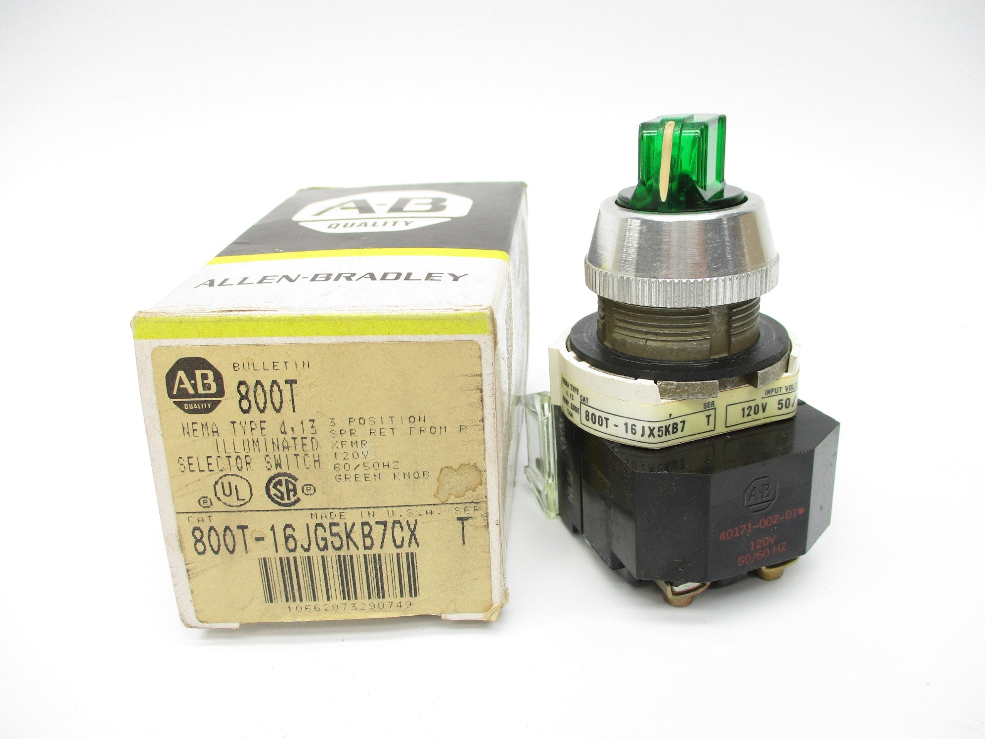 INDUSTRIAL SPARE PART 800T-16JG5KB7CX SER. T (BK/YL) NSMP
