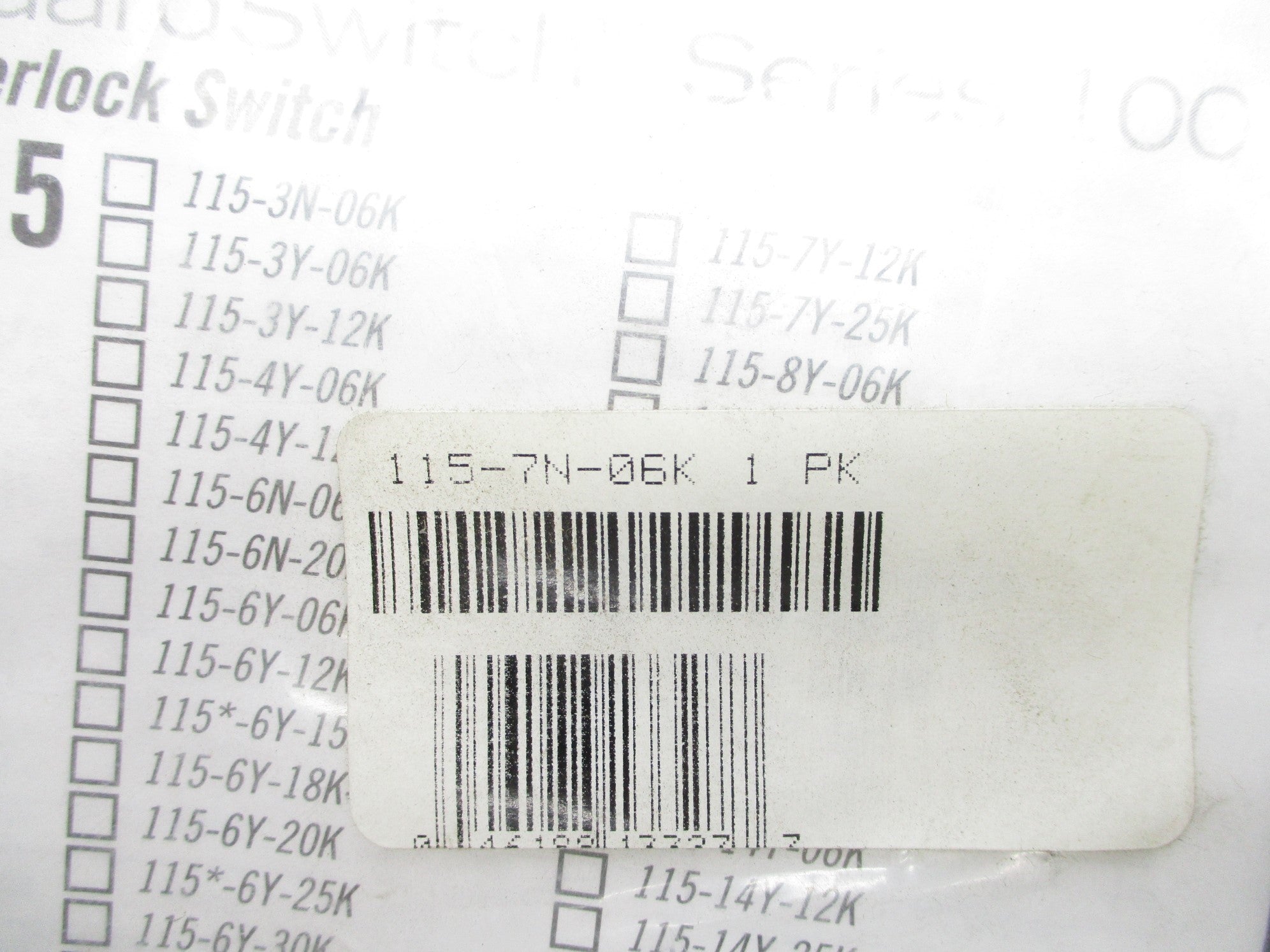 GENERAL ELECTRIC 115-7N-06K NSMP