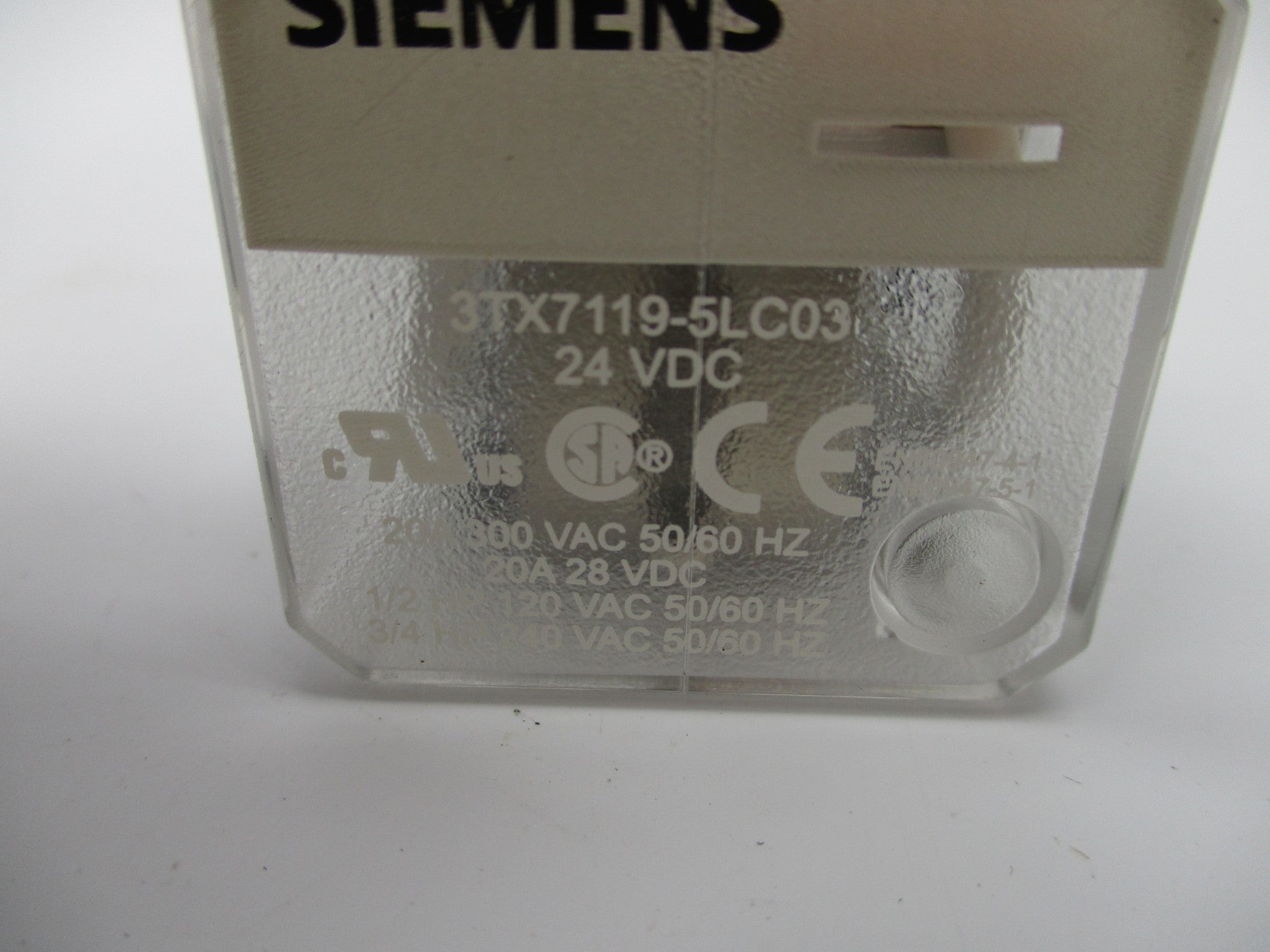 SIEMENS 3TX7119-5LC03 24VDC 20A UNMP