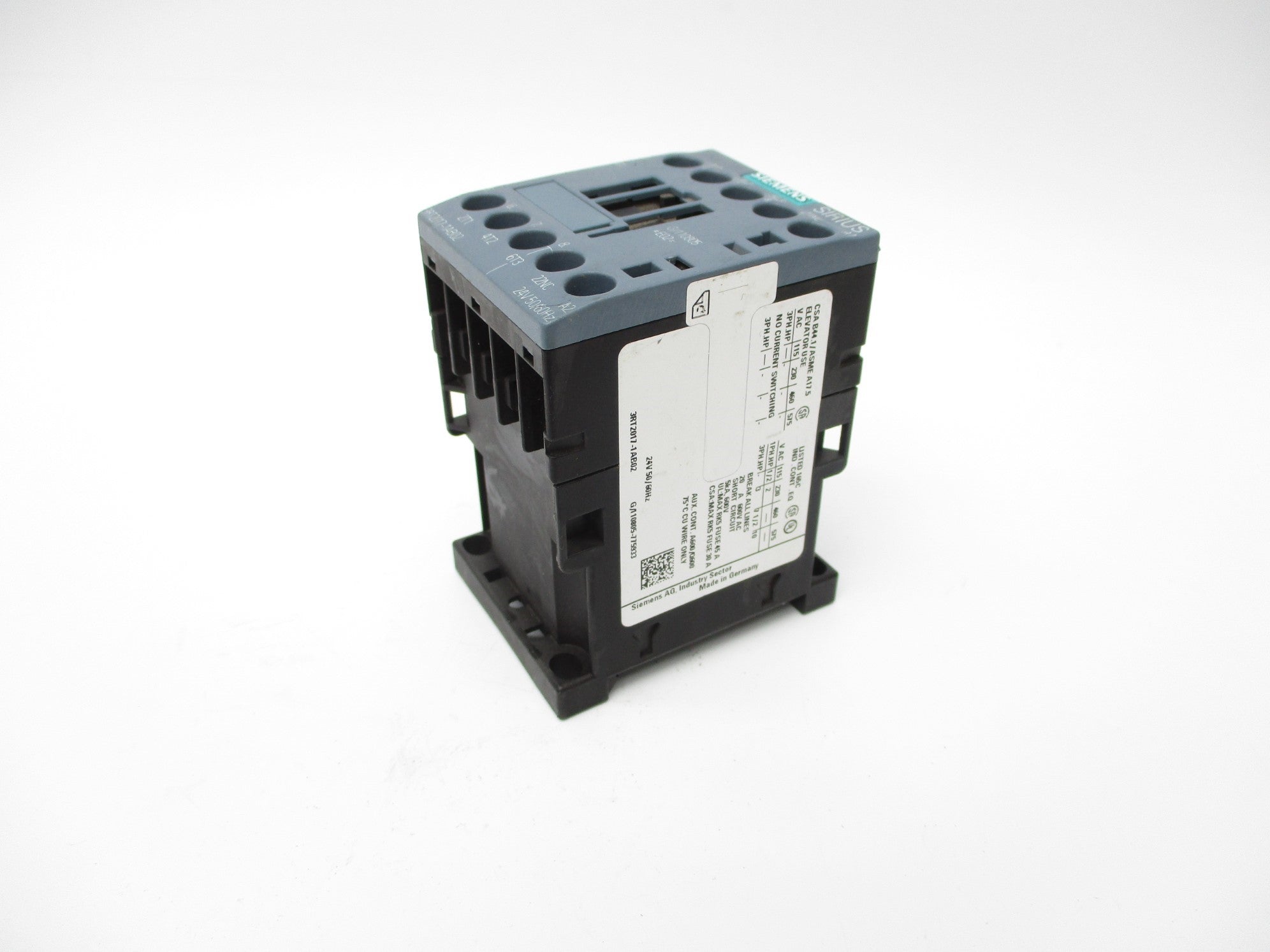 SIEMENS 3RT2017-1AB02 24V NSNP