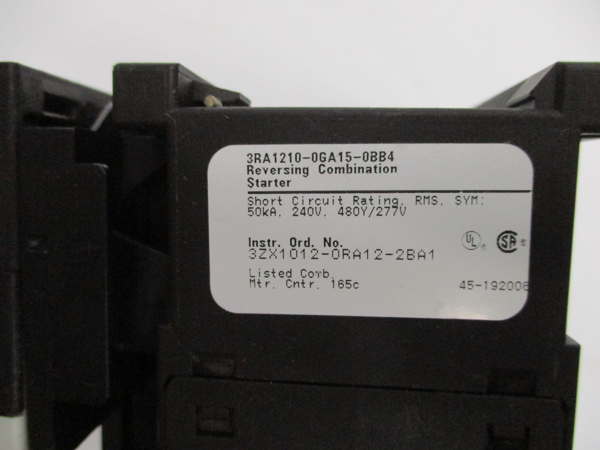 SIEMENS 3RA1210-0GA15-0BB4 NSNP