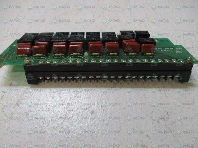 MITSUBISHI JY331A08801E F2-40 M4HB PROGRAMMABLE CONTROLLER RELAY BOARD *USED*