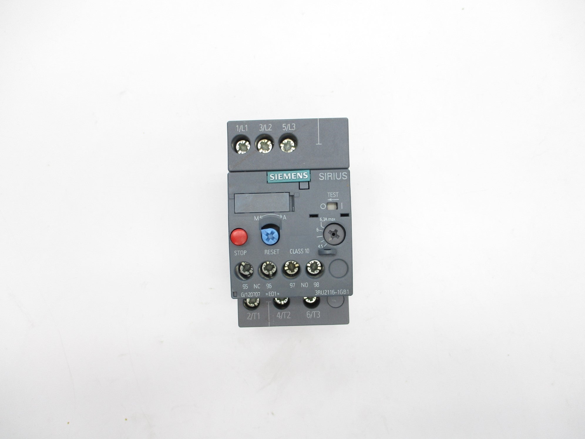 SIEMENS 3RU2116-1GB1 4.5-6.3A NSNP