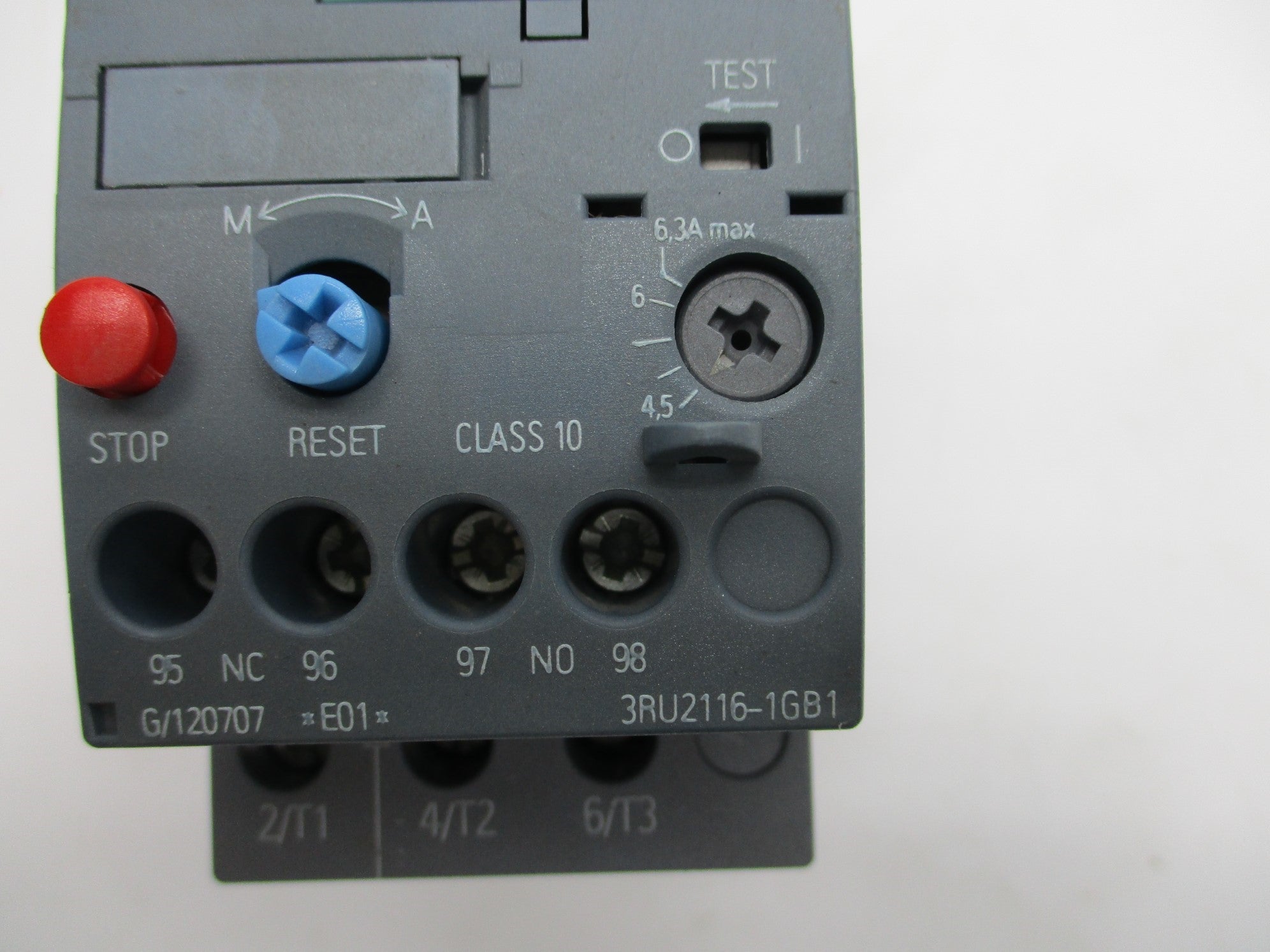 SIEMENS 3RU2116-1GB1 4.5-6.3A NSNP