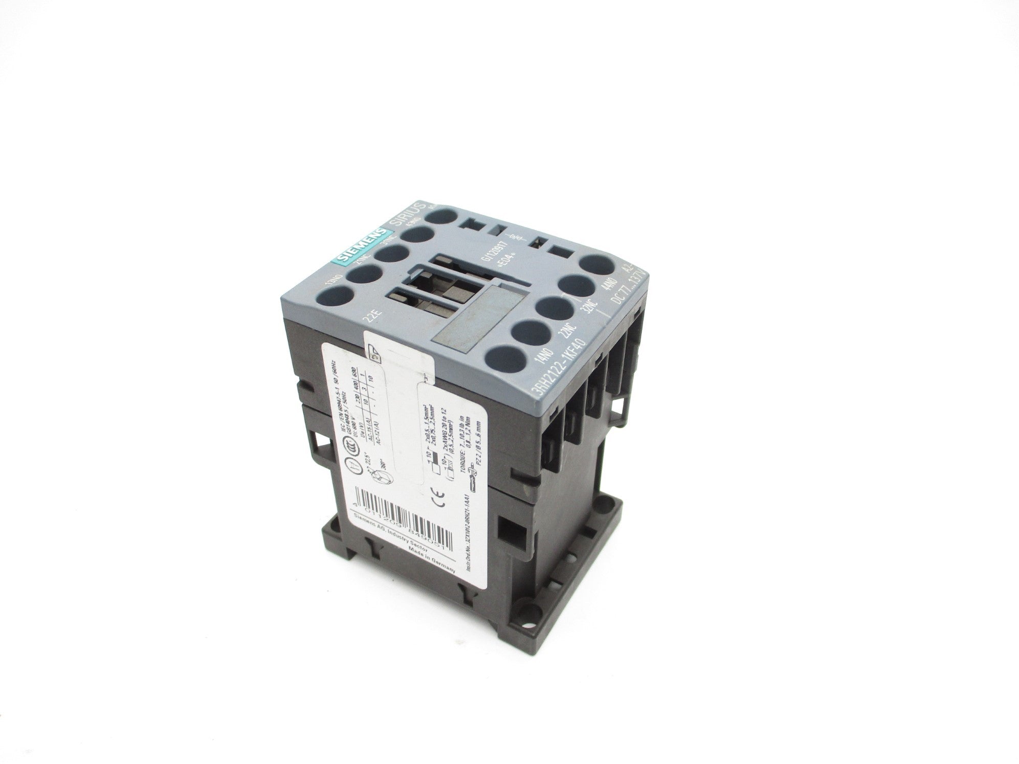 SIEMENS 3RH2122-1KF40 77-137VDC NSNP
