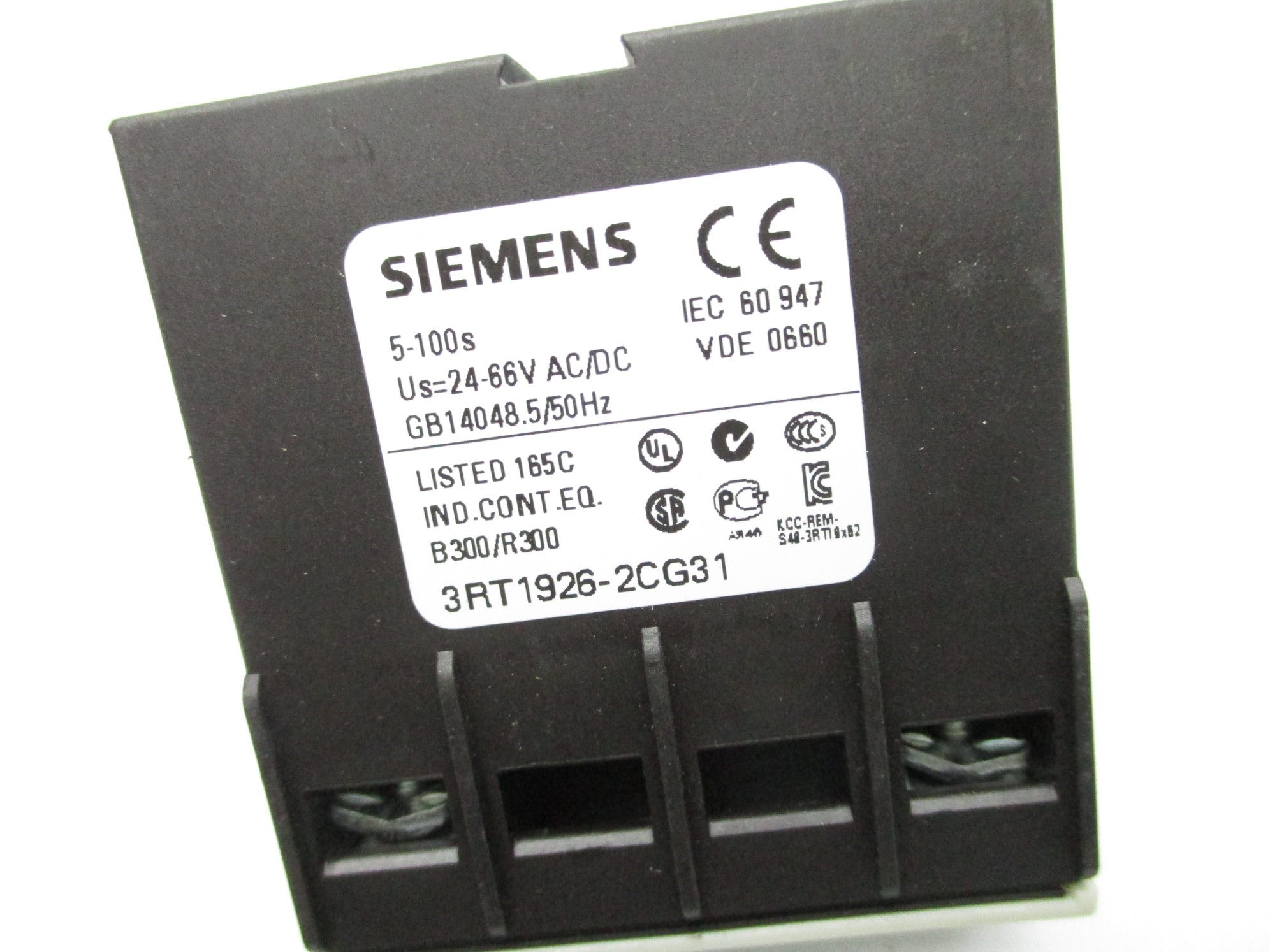 SIEMENS 3RT1926-2CG31 5-100S NSNP