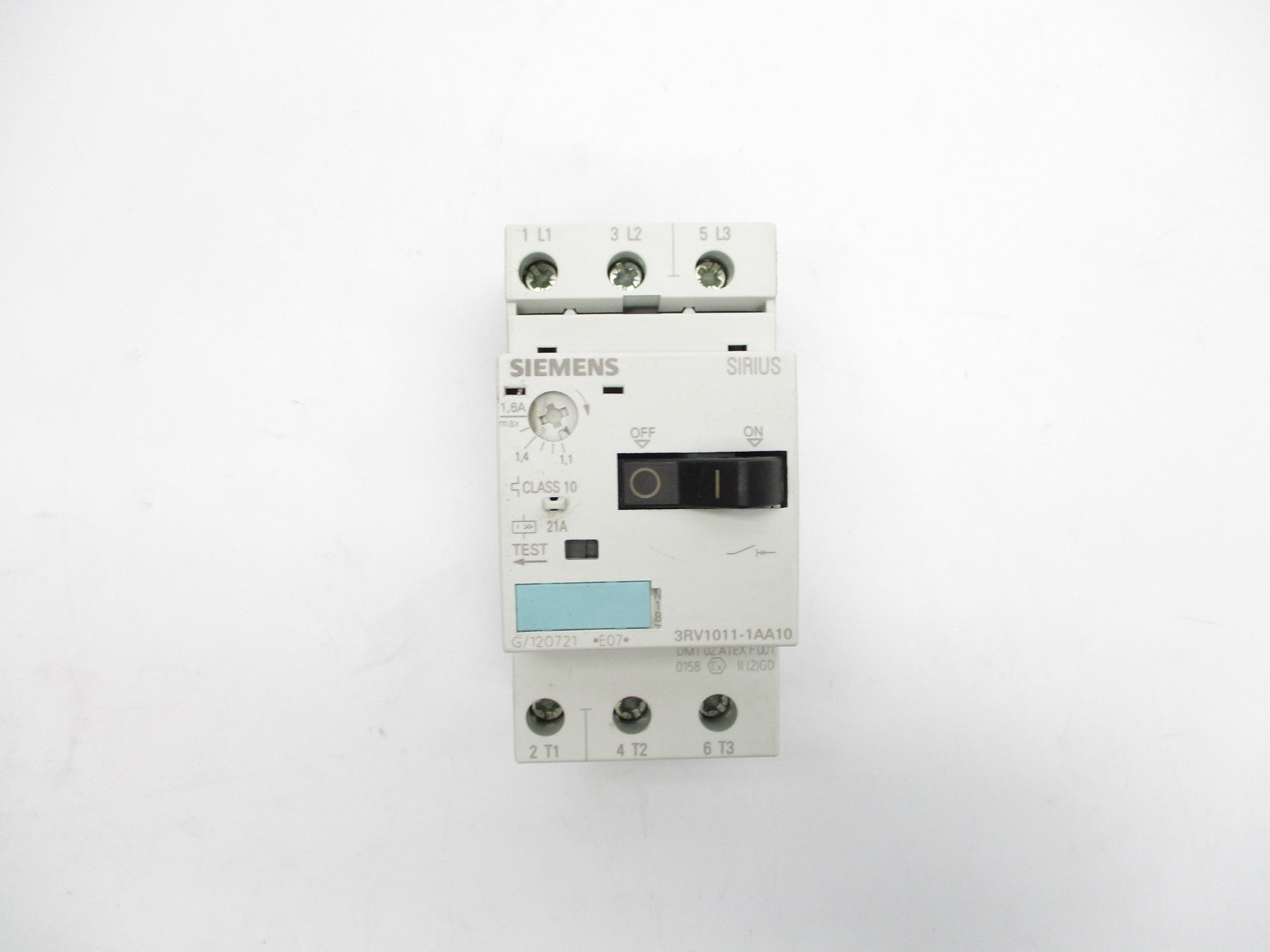 SIEMENS 3RV1011-1AA10 1.1-1.6A NSNP