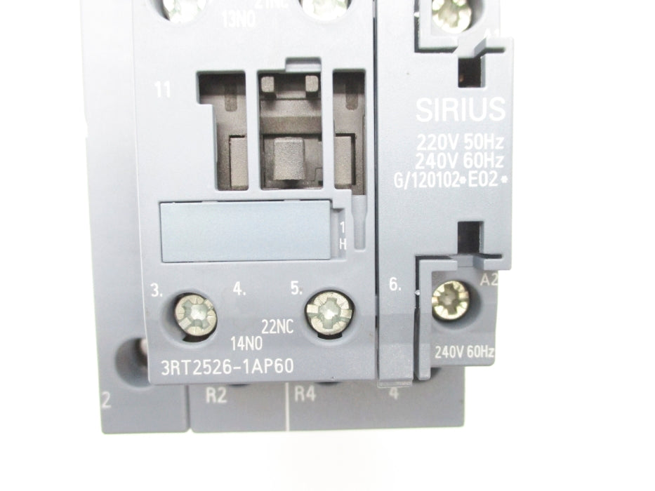 SIEMENS 3RT2526-1AP60 220/240V NSNP