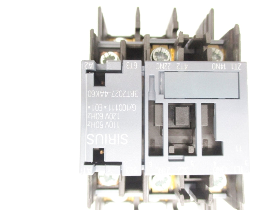 SIEMENS 3RT2027-4AK60 110/120V NSNP